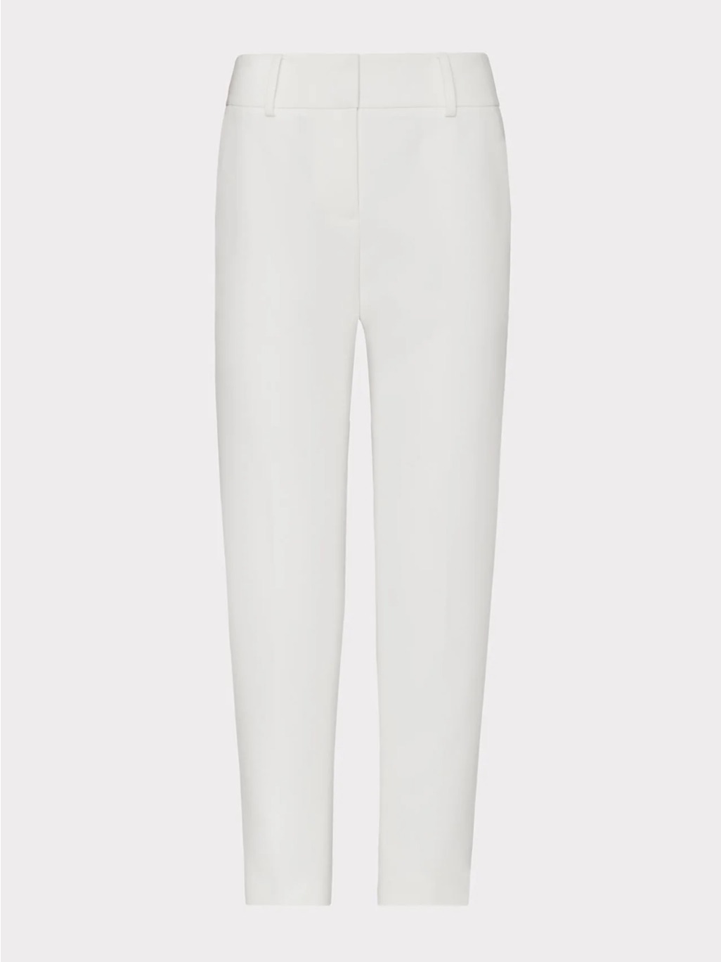 Milly Ivory High Rise Pleated Tapered Ankle Pants Size 2 Made In Usa